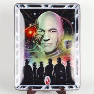 Franklin Mint LOCUTUS OF BORG LE Plate STAR TREK VILLAINS of the GALAXY 1998